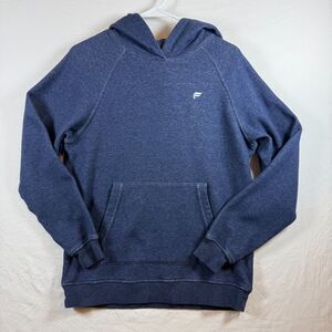 Fabletics Navy Heather Pullover Hoodie Feather Logo Size M (Estimated)